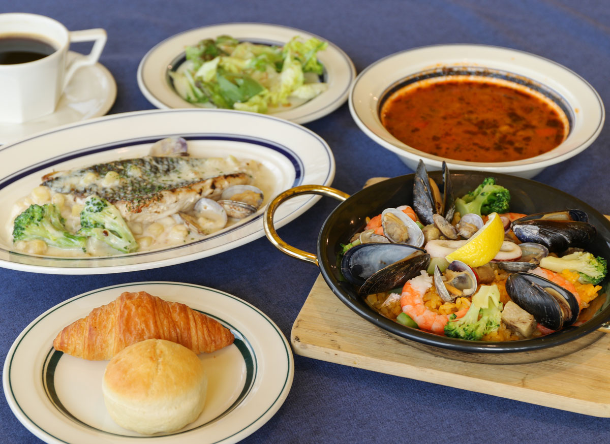 パエリアディナーコース